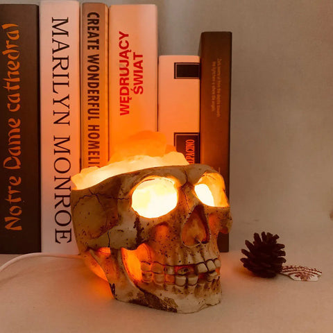 Whimsical Skull LED Lamp