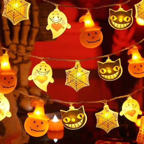 Halloween Festive Pumpkin LED String Lights