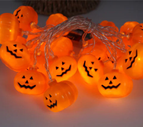 Halloween Festive Pumpkin LED String Lights
